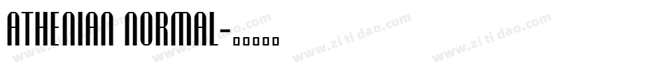 Athenian Normal字体转换